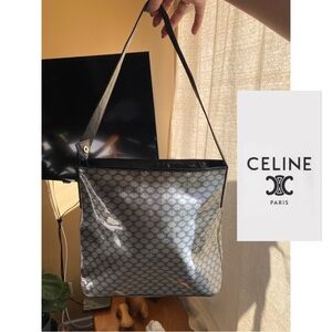 Super cute authentic vintage Celine top handle shoulder bag!!